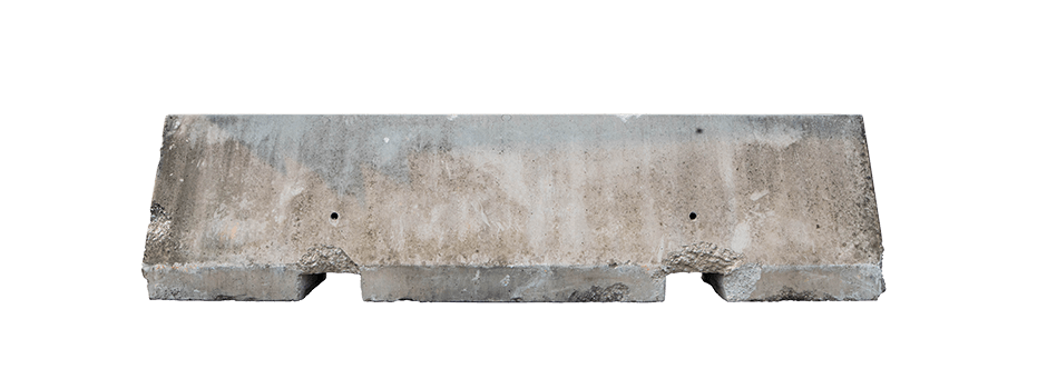 A large piece of concrete. 